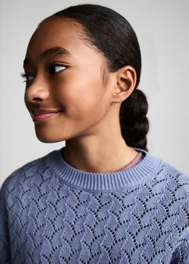 Mango Jersey Punto Calado