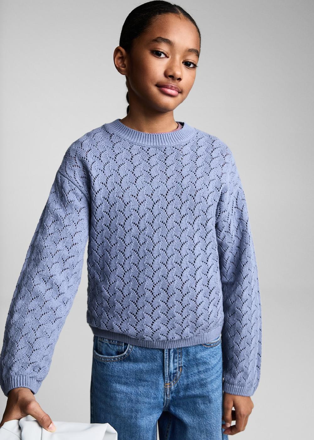 Mango Jersey punto calado