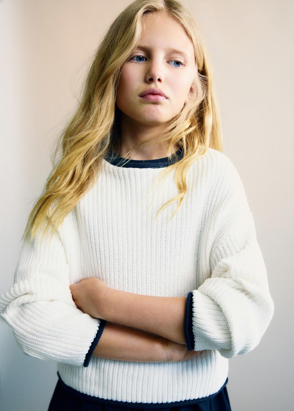 Mango Jersey punto canalé