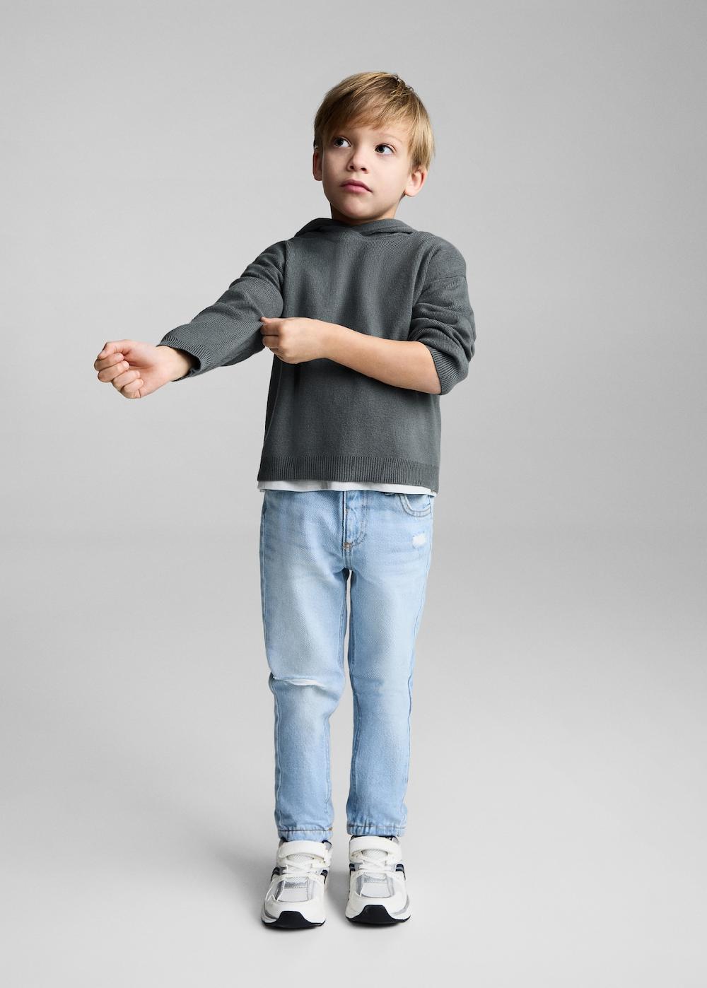 Mango Jersey punto capucha