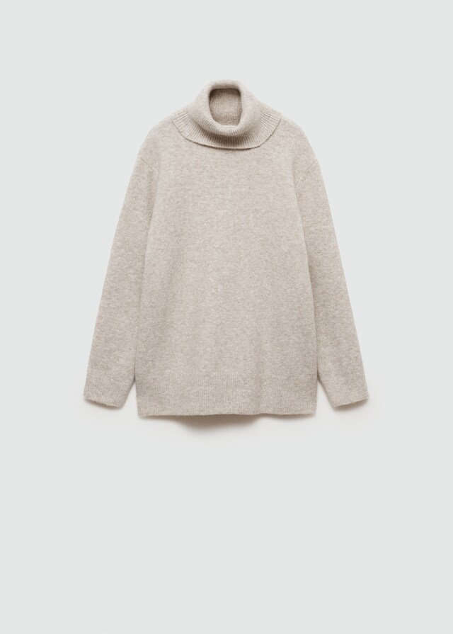 Mango Jersey Punto Cuello Alto