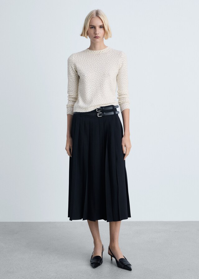 Mango Jersey Punto Lunares