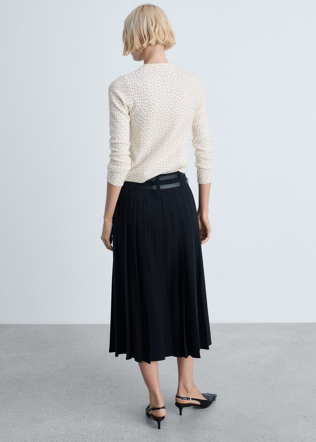 Mango Jersey Punto Lunares