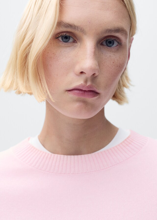 Mango Jersey Punto Mezcla Lino