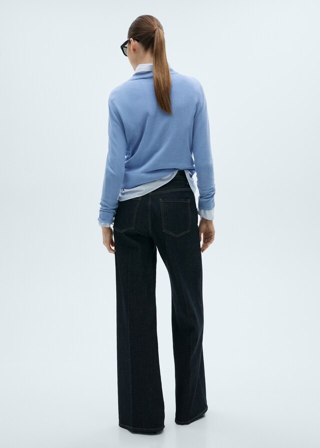 Mango Jersey Punto Mezcla Lino