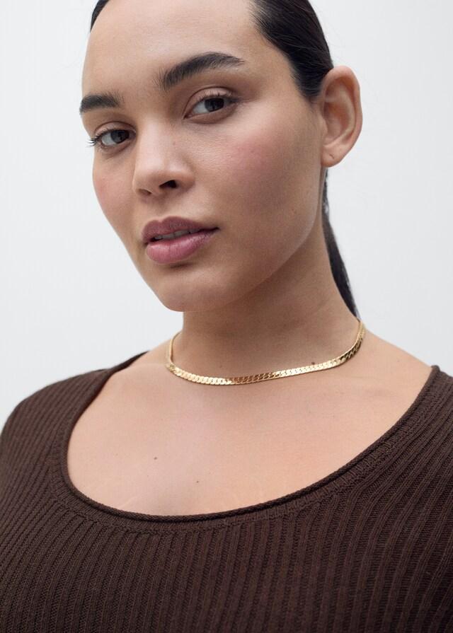 Mango Jersey Punto Mezcla Lino