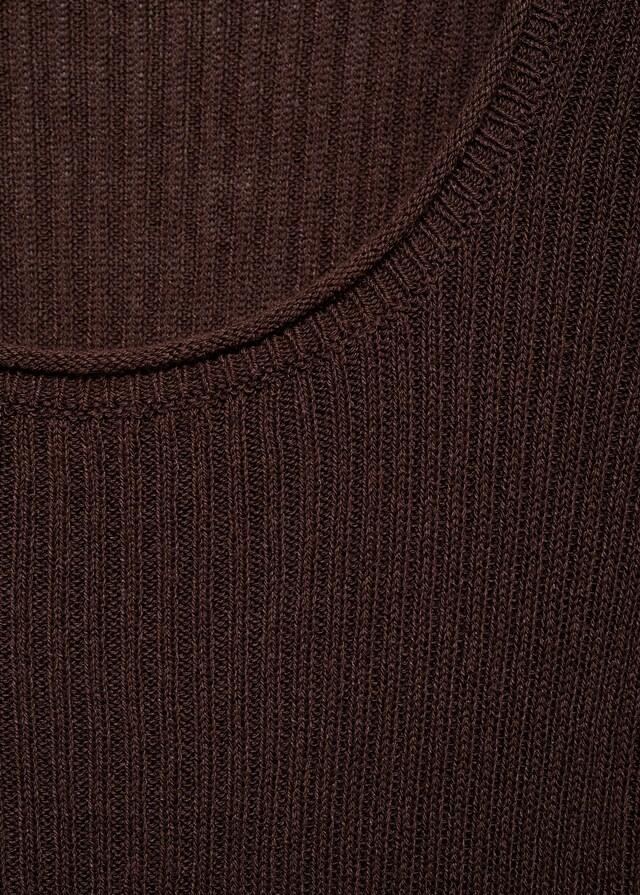 Mango Jersey Punto Mezcla Lino