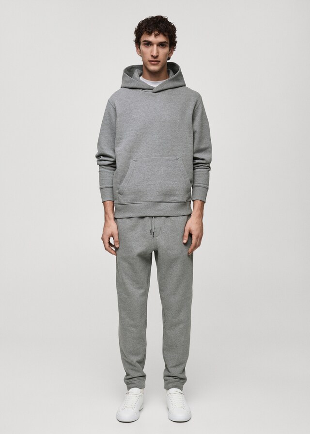 Mango Joggers Cintura Elástica Perchados