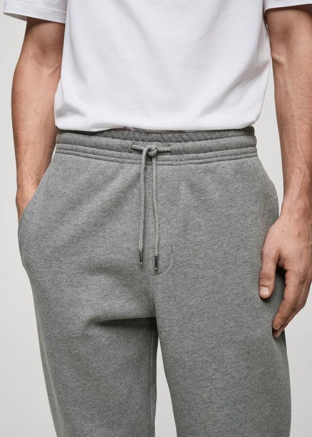 Mango Joggers Cintura Elástica Perchados