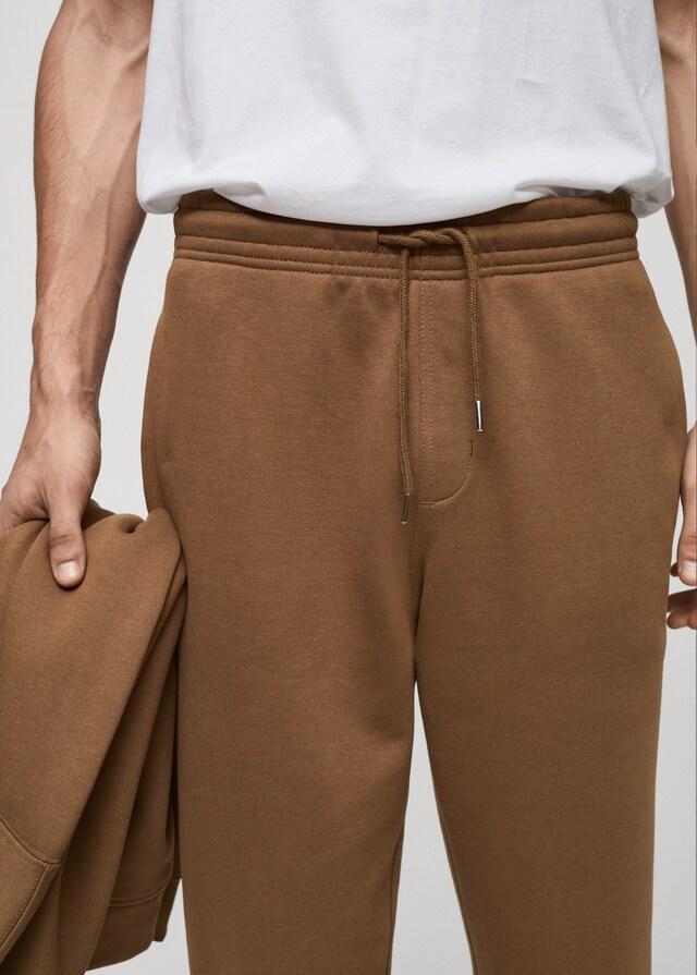 Mango Joggers Cintura Elástica Perchados