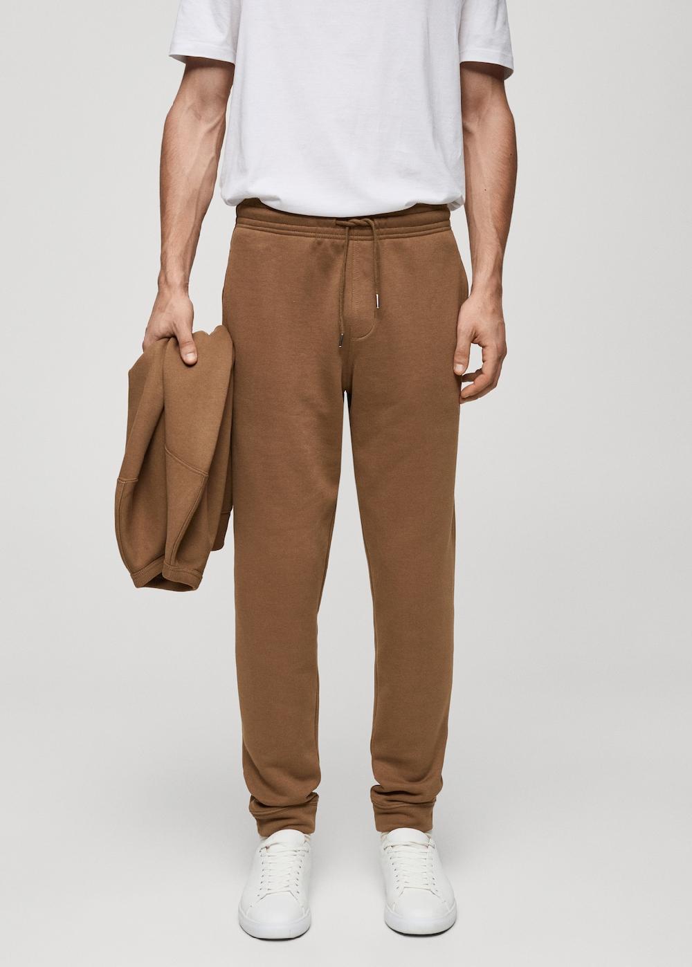 Mango Joggers cintura elástica perchados