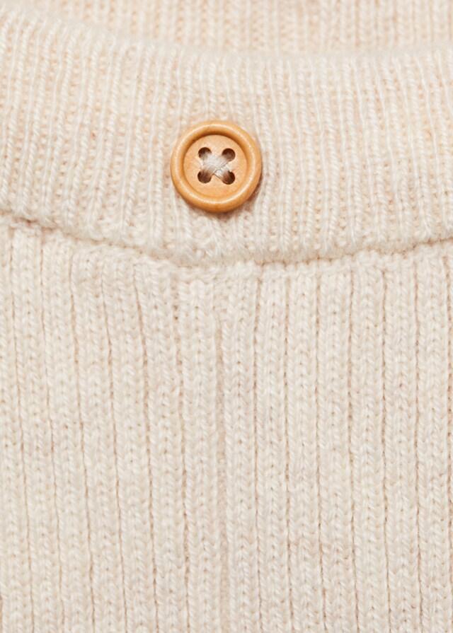 Mango Leggings Canalé Algodón