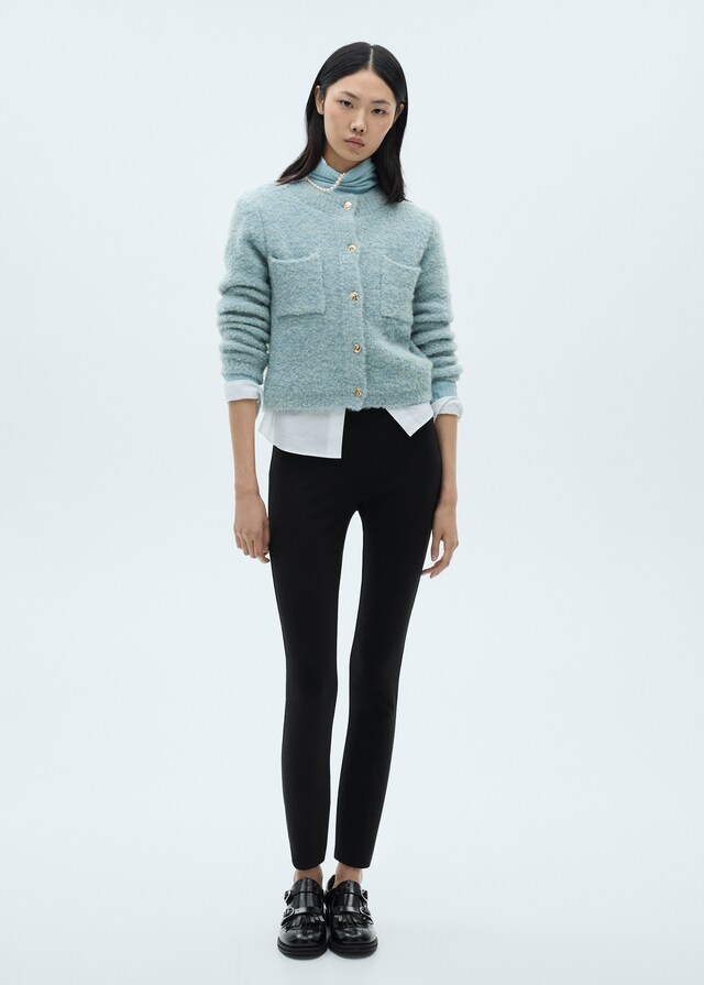 Mango Leggings Skinny Tiro Medio