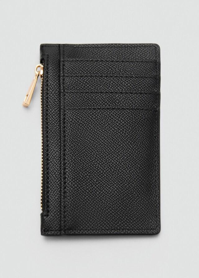 Mango Monedero Efecto Piel