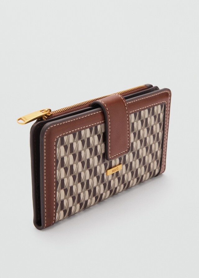 Mango Monedero Estampado Logo