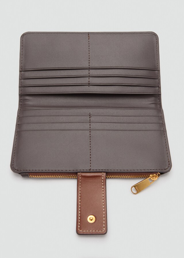 Mango Monedero Estampado Logo