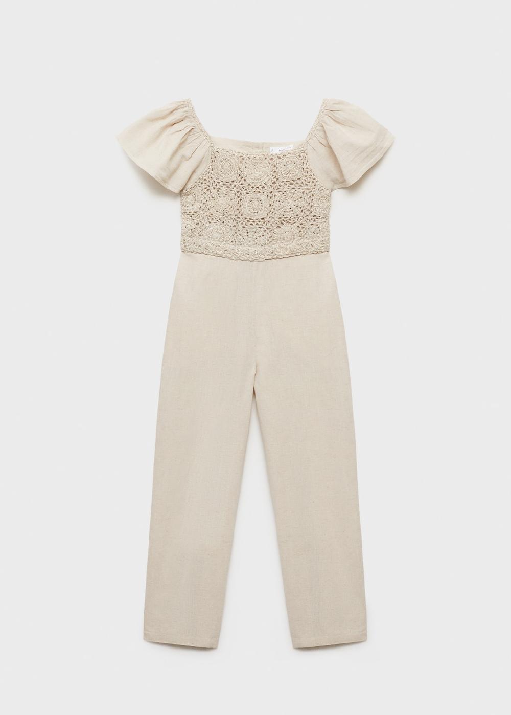 Mango Mono detalle crochet