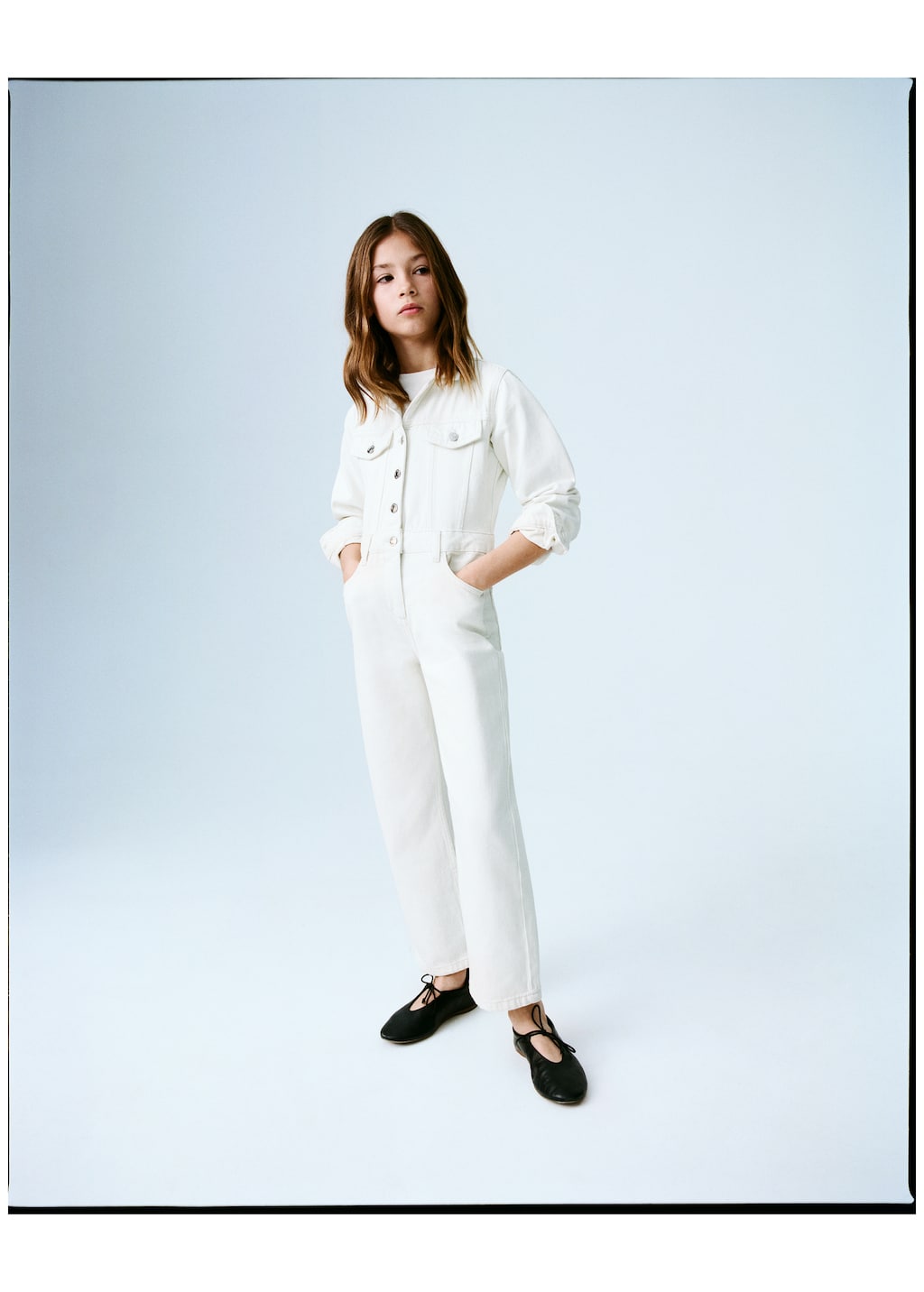 Mango Mono vaquero largo