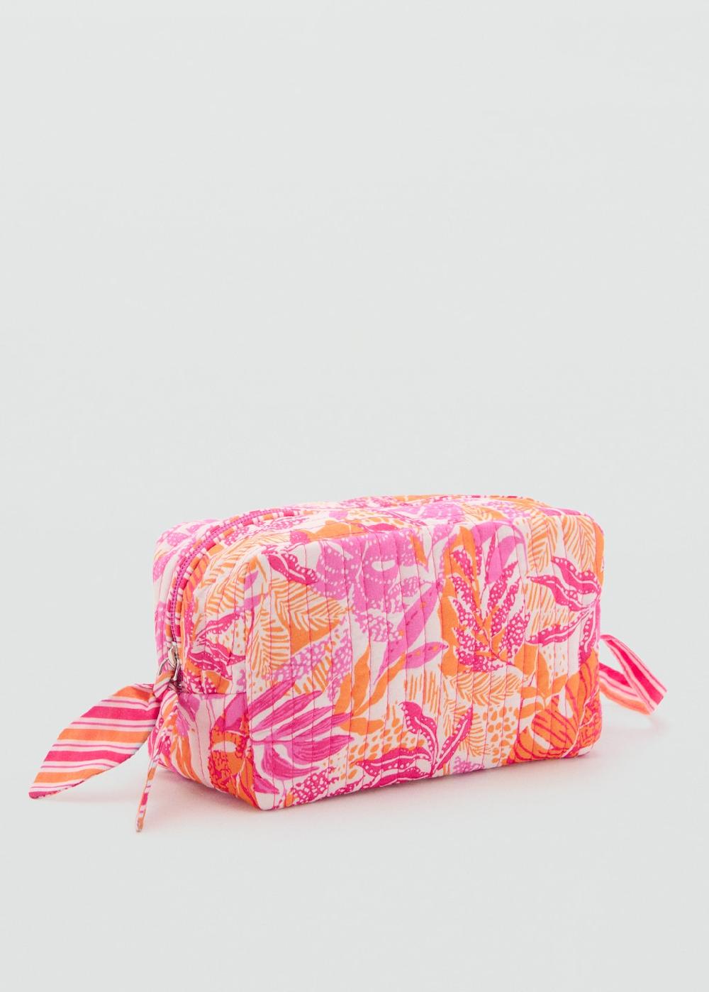 Mango Neceser acolchado estampado