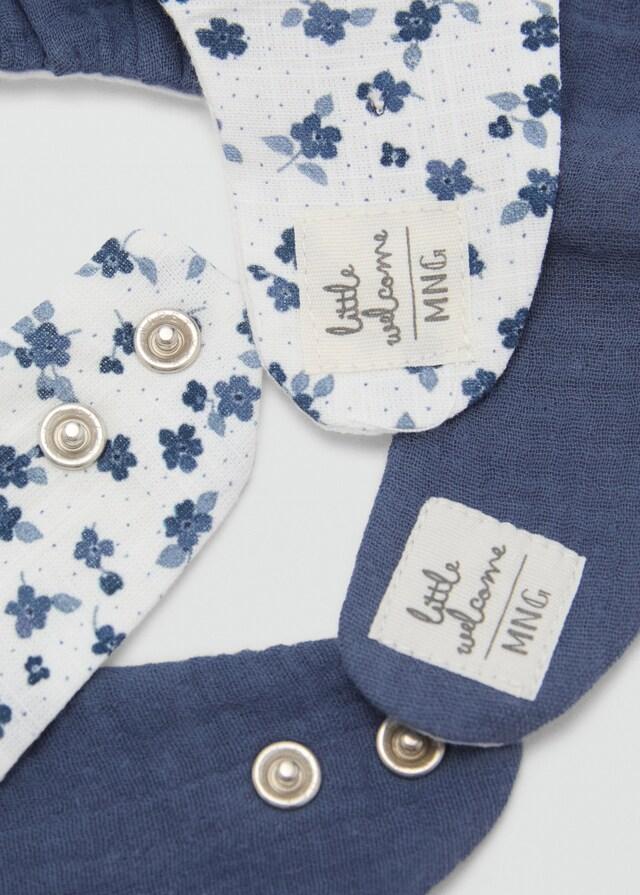 Mango Pack 2 Baberos Algodón