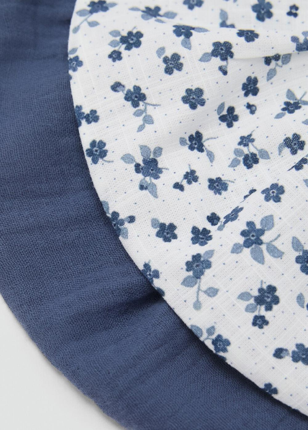 Mango Pack 2 baberos algodón