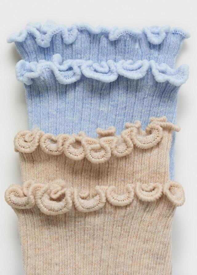 Mango Pack 2 Calcetines Combinados