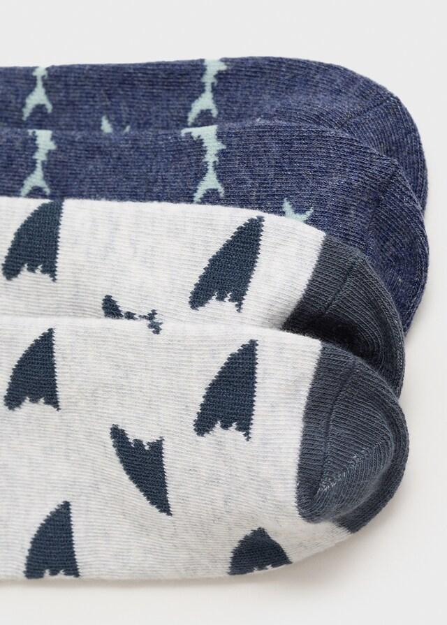 Mango Pack 2 Calcetines Combinados