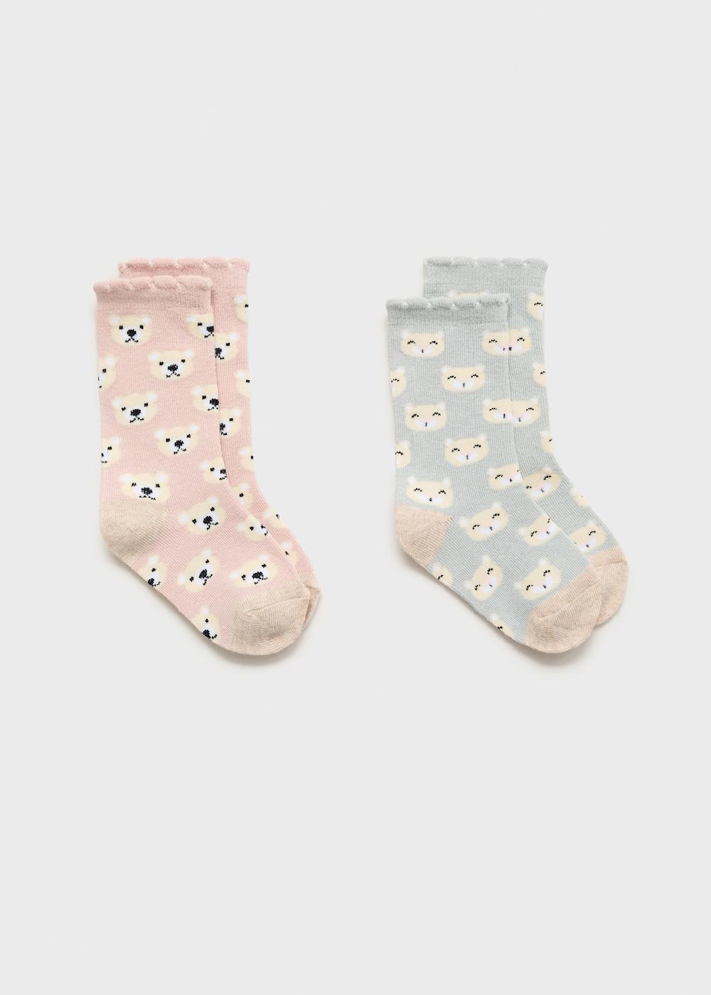 Mango Pack 2 calcetines combinados