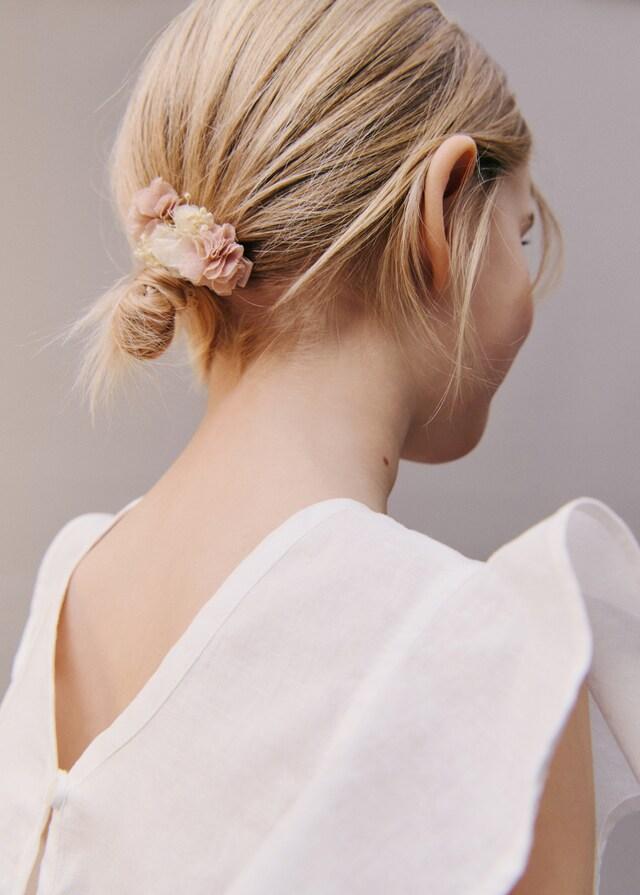 Mango Pack 2 Pasadores Flores