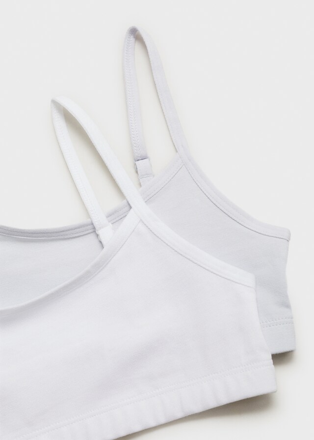 Mango Pack 2 Tops Algodón