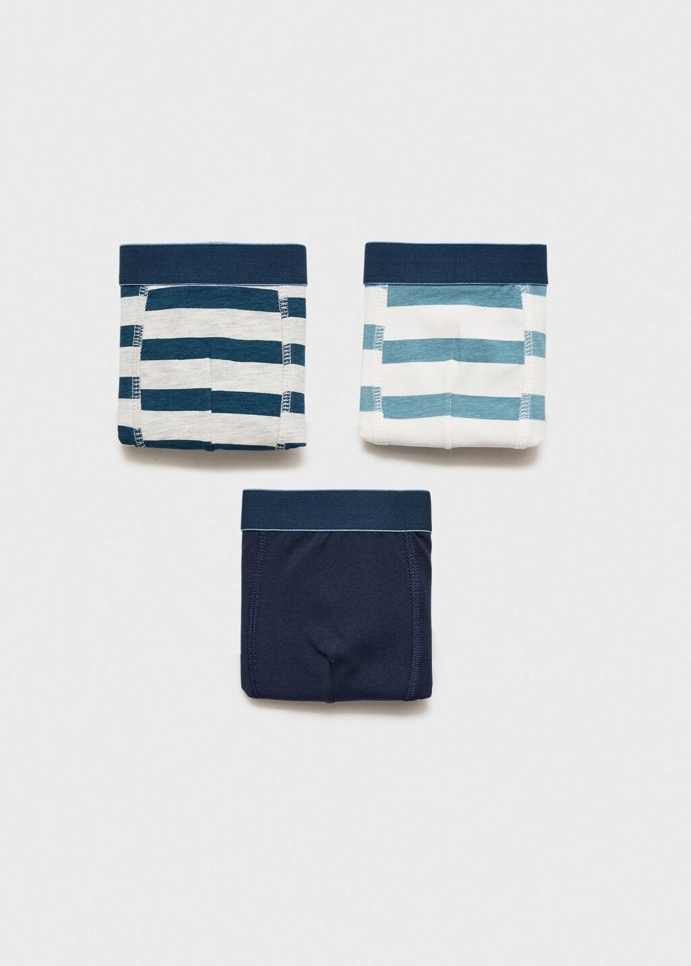 Mango Pack 3 bóxers algodón