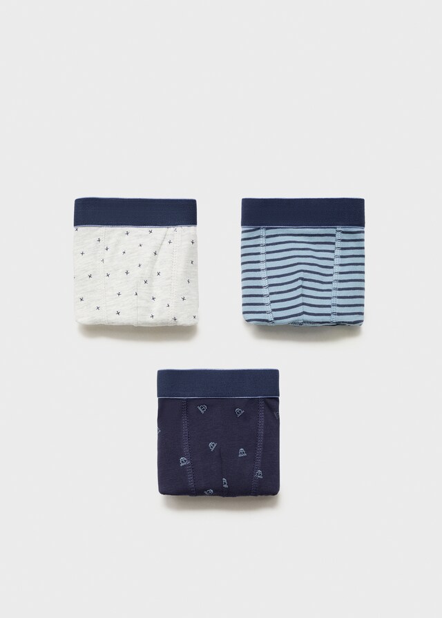 Mango Pack 3 Bóxers Combinados