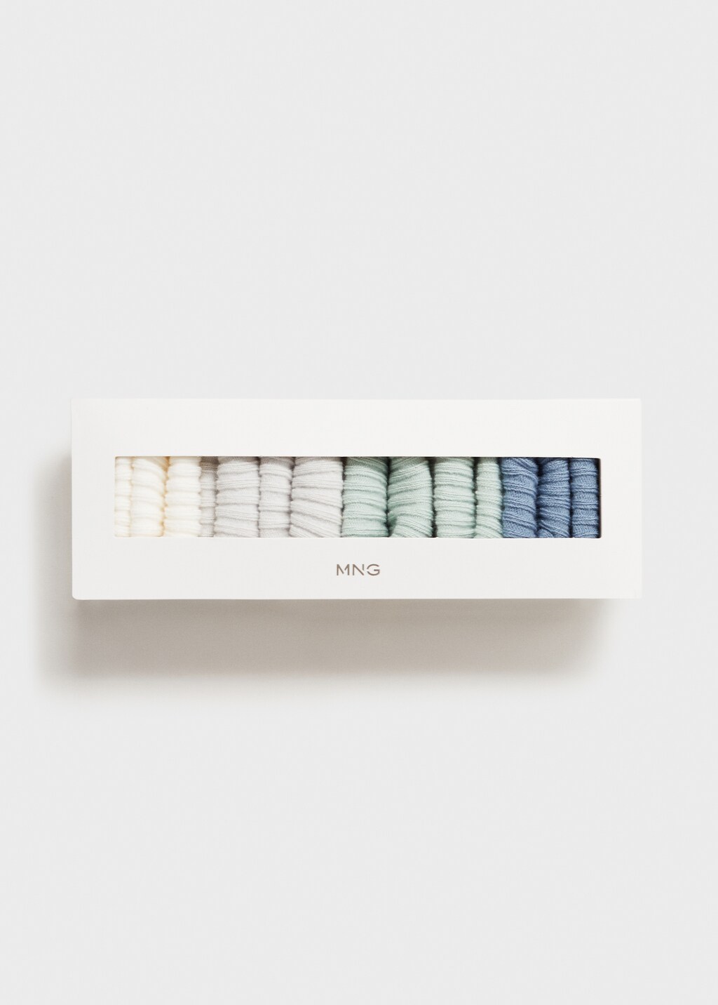 Mango Pack 4 calcetines canalé