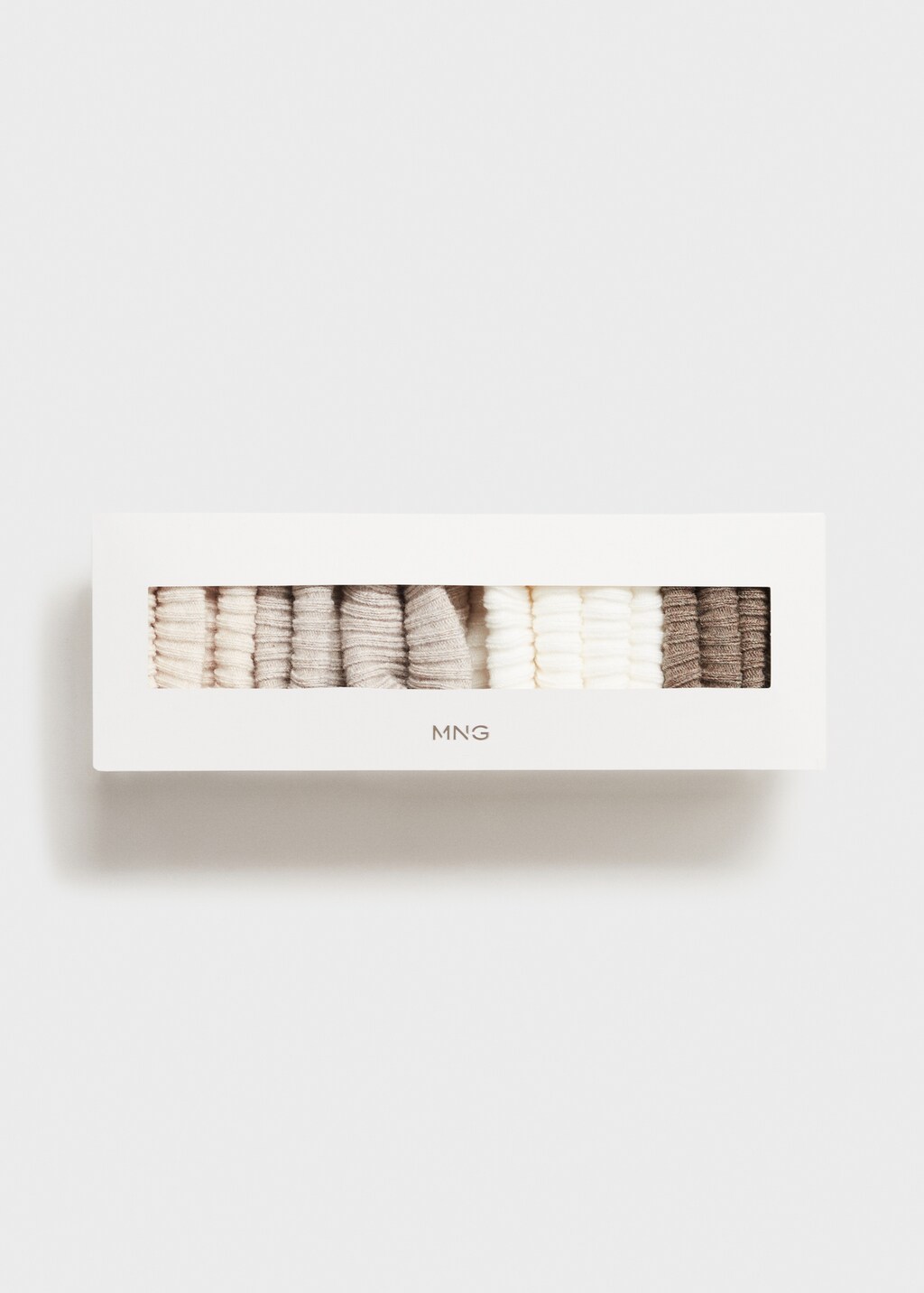 Mango Pack 4 calcetines canalé