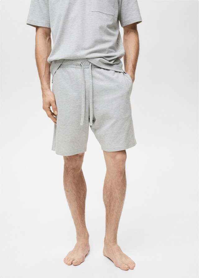 Mango Pack Pijama Algodón Corto