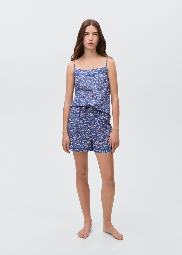 Mango Pack Pijama Corto Estampado