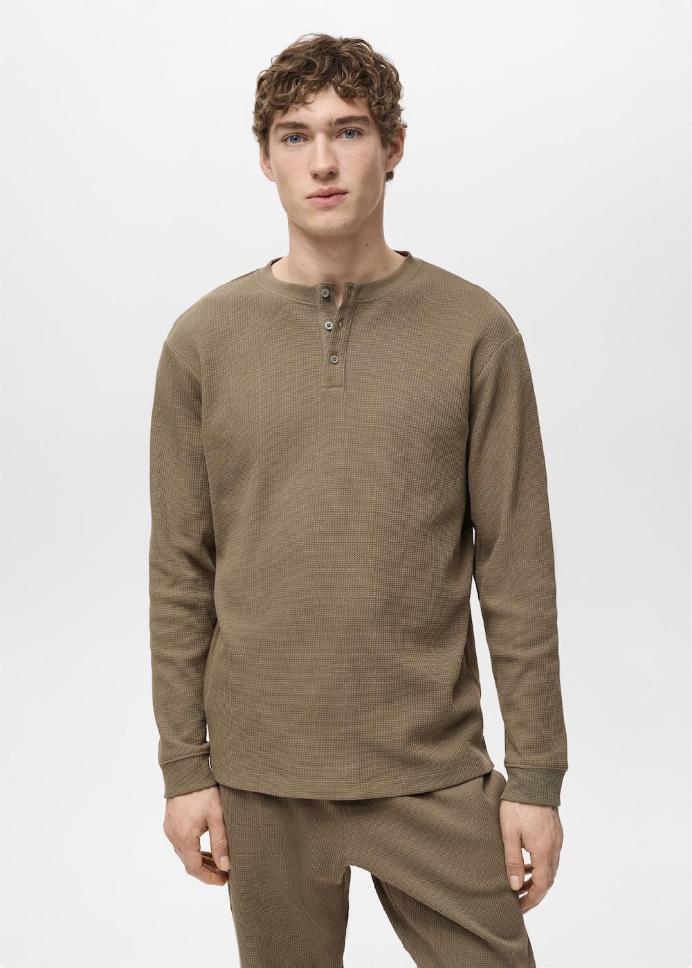 Mango Pack pijama estructura algodón