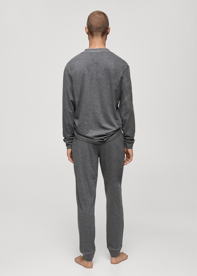 Mango Pack Pijama Largo 100% Algodón