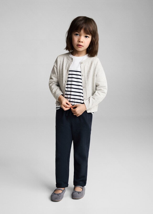 Mango Pantalón Algodón Cintura Elástica