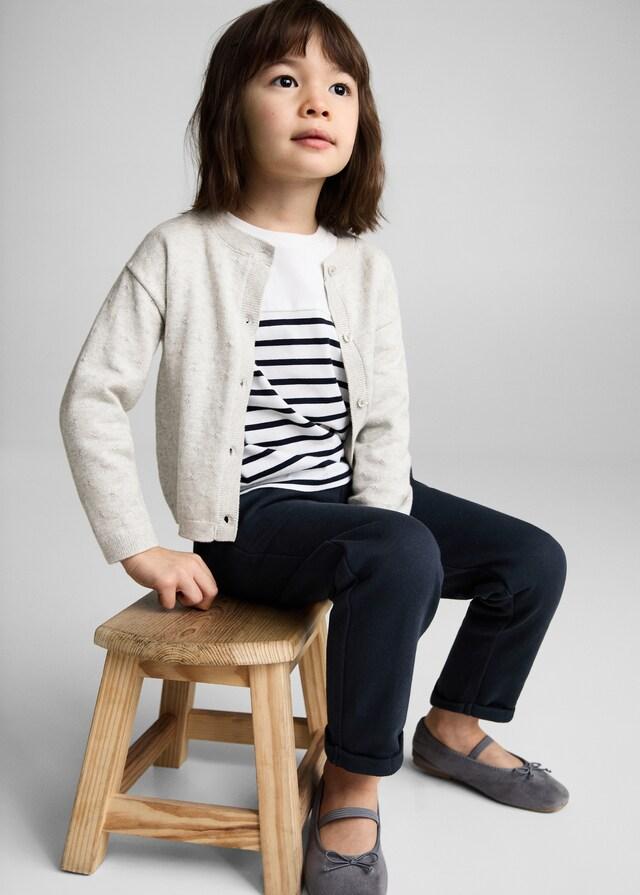 Mango Pantalón Algodón Cintura Elástica