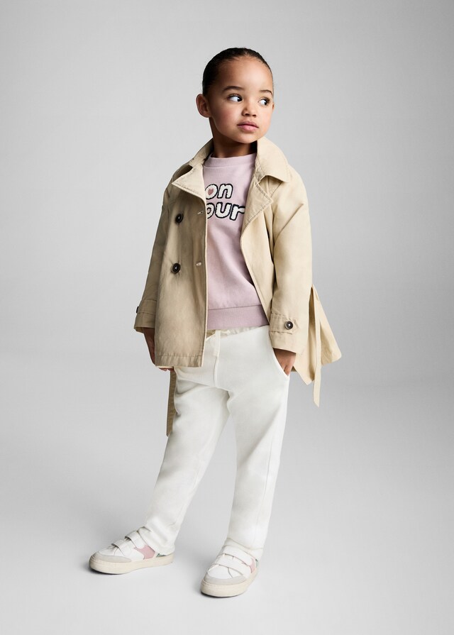 Mango Pantalón Algodón Cintura Elástica