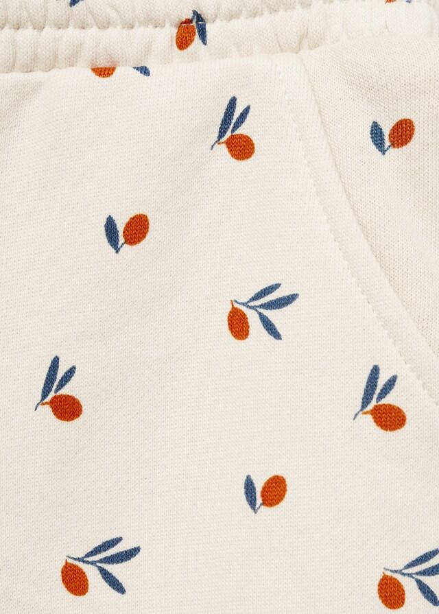 Mango Pantalón Algodón Estampado