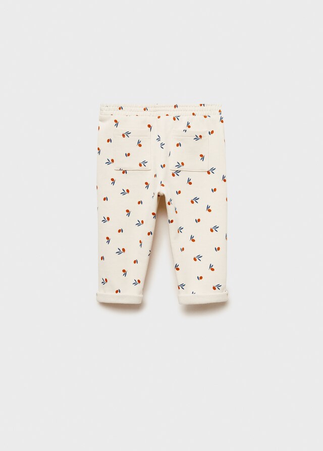 Mango Pantalón Algodón Estampado