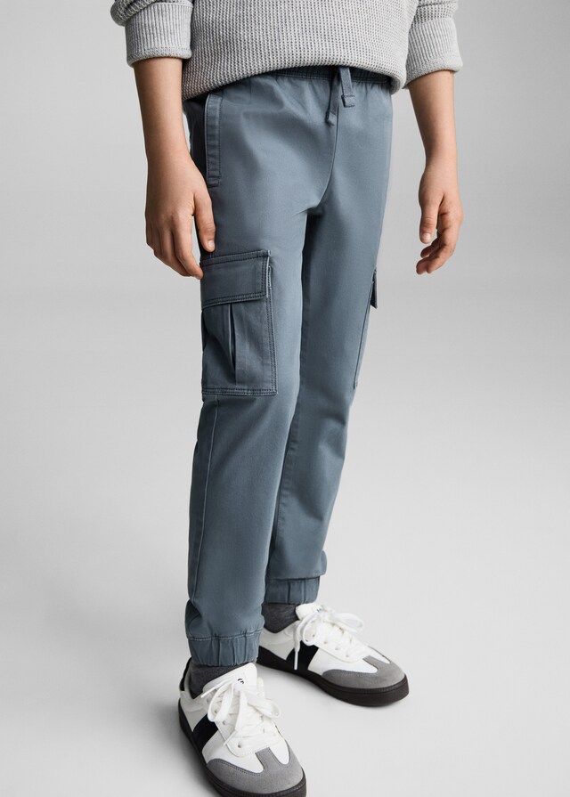 Mango Pantalón Cargo Algodón