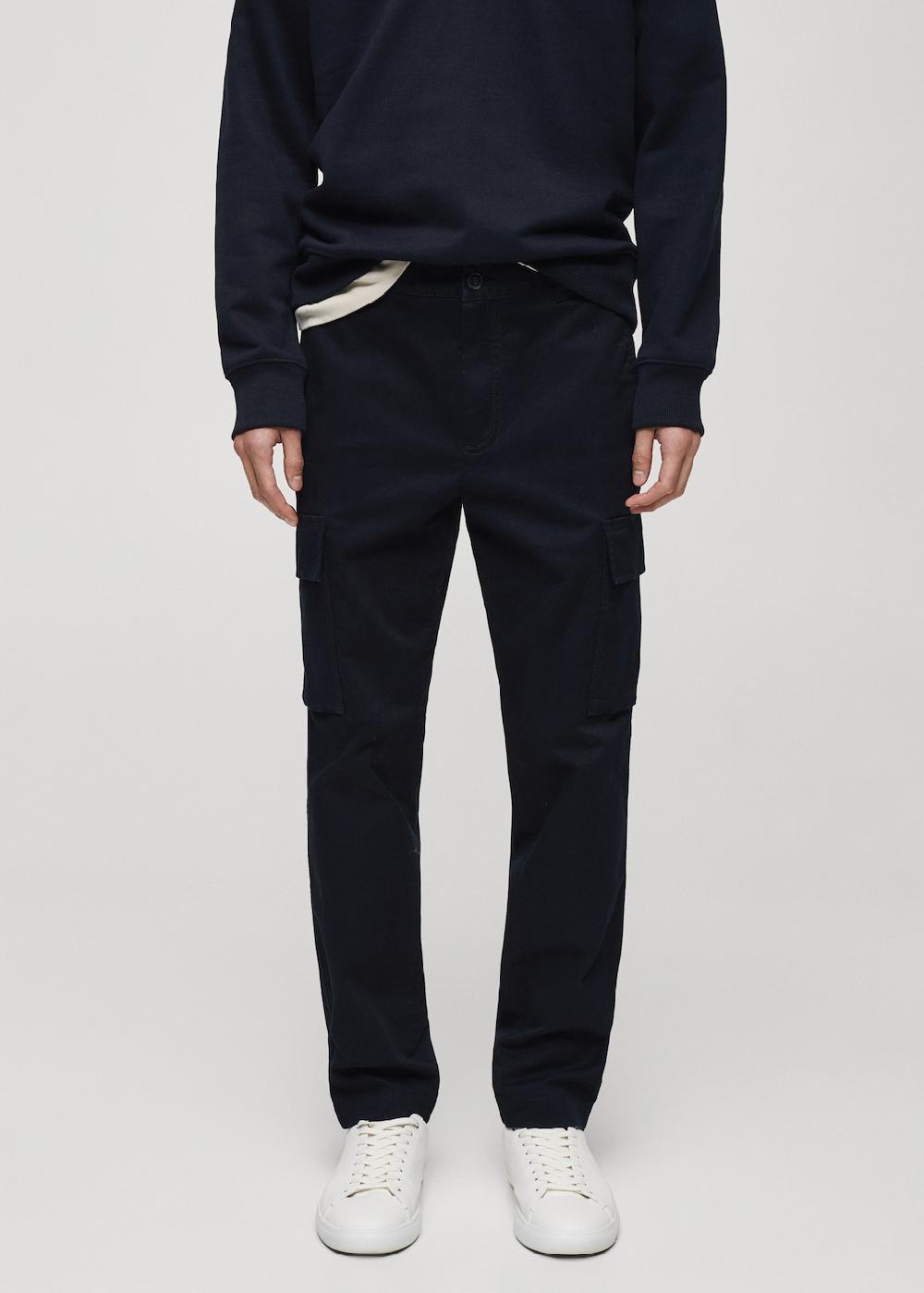 Mango Pantalón cargo algodón regular fit