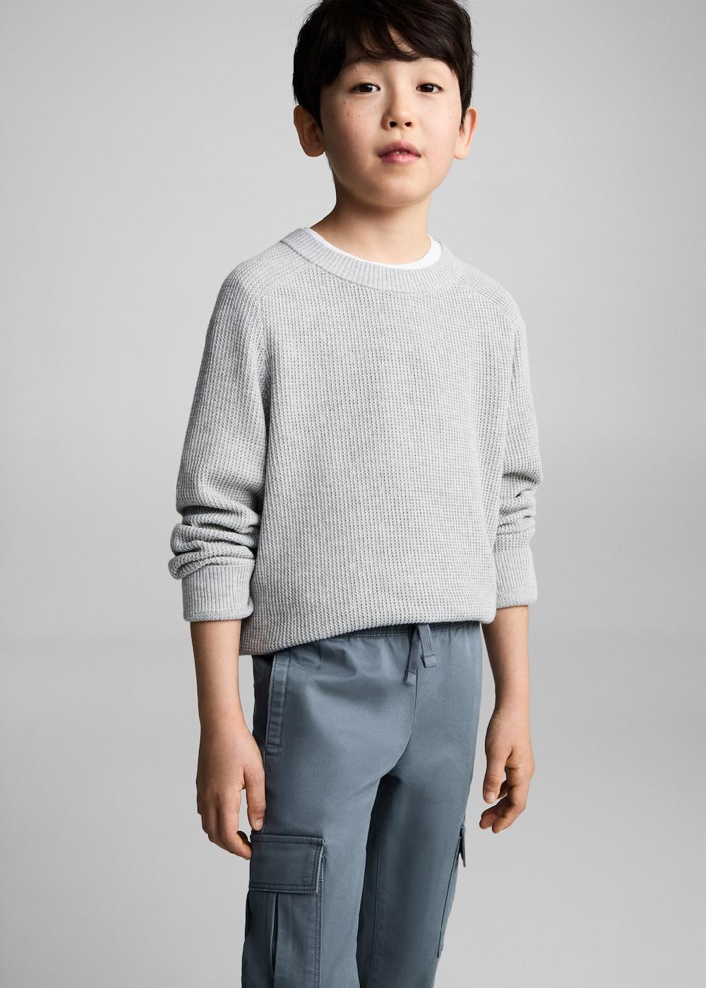 Mango Pantalón cargo algodón