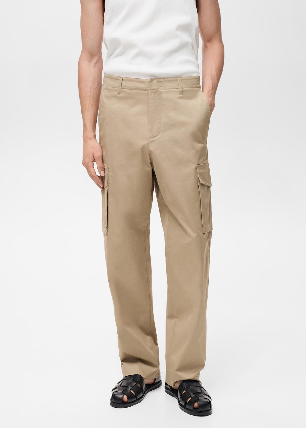 Mango Pantalón cargo relaxed fit