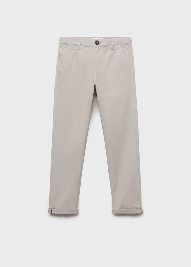Mango Pantalón Chino Algodón