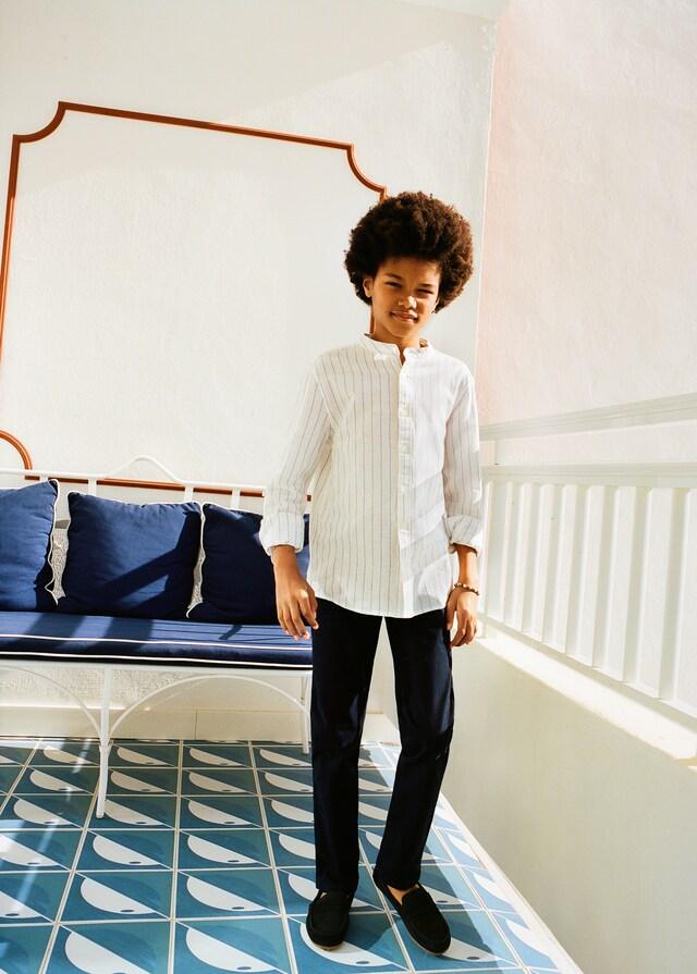 Mango Pantalón Chino Algodón