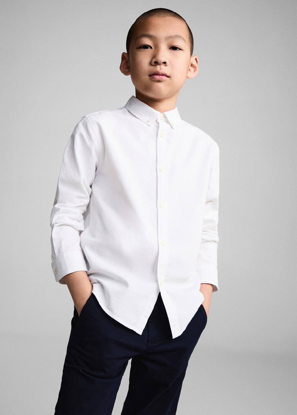 Mango Pantalón chino algodón